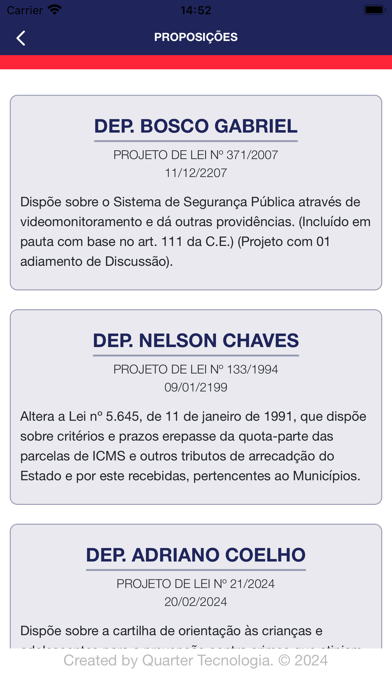 Legislativo ALEPA Screenshot