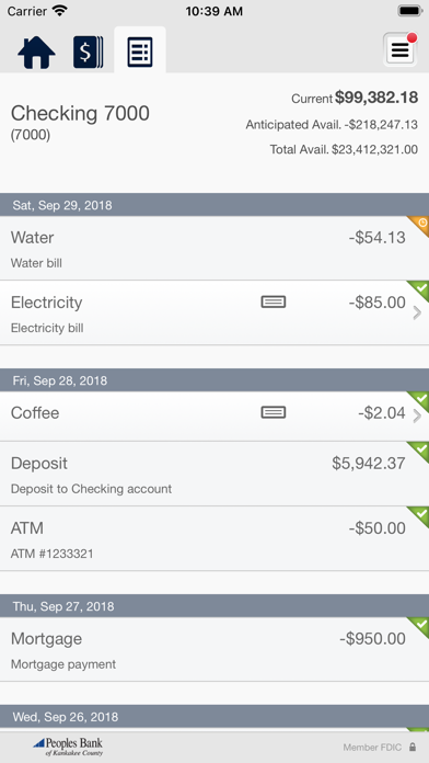 Peoples Bank of Kankakee Biz Screenshot