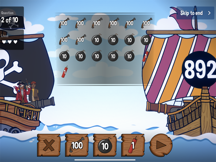 Pirate Plunder Place Value