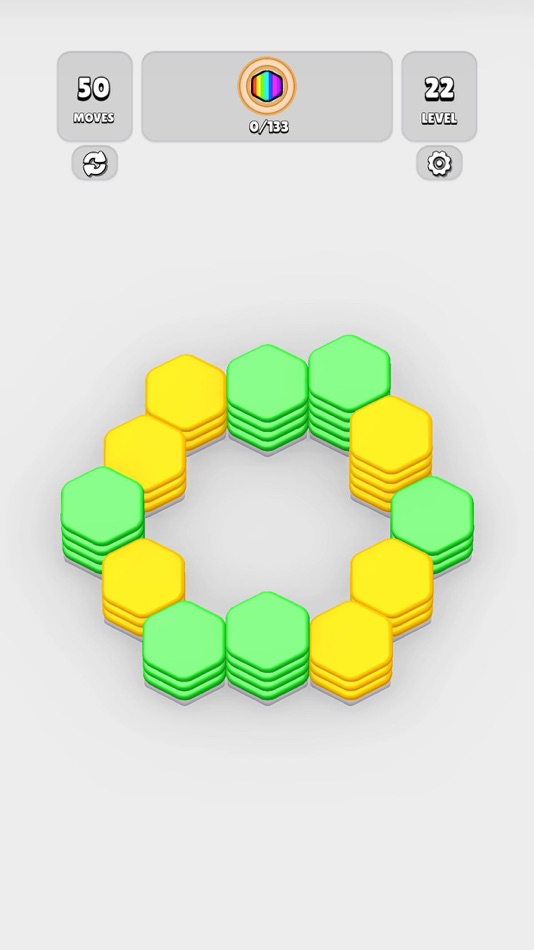 #4. HexaBlast Puzzle - Sort Colors (iOS) 由: Voodoo