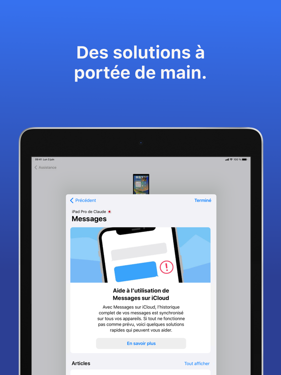 Screenshot #5 pour Assistance Apple