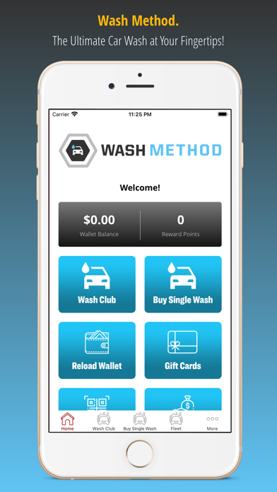 Wash Method Screenshot