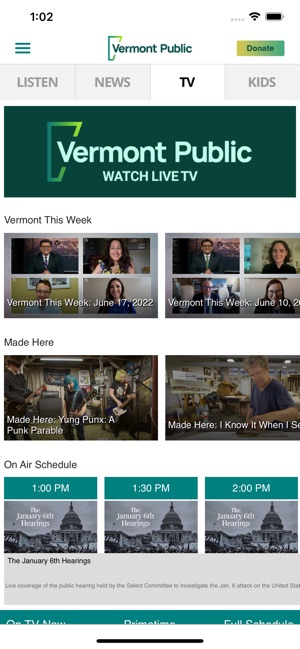 Vermont public store radio live stream