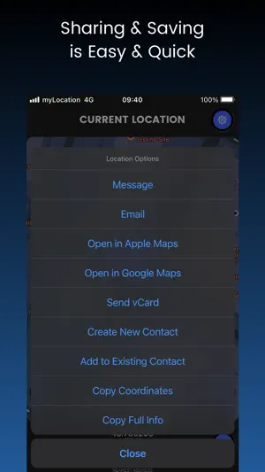 myLocation - GPS Coordinates screenshot 4