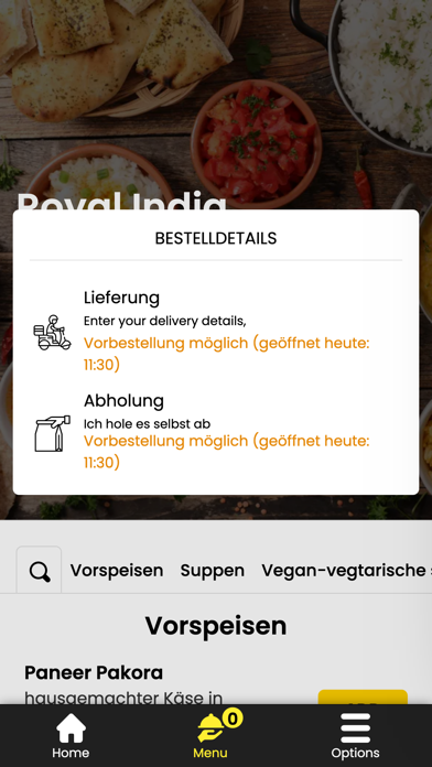 Royal India Potsdam Screenshot