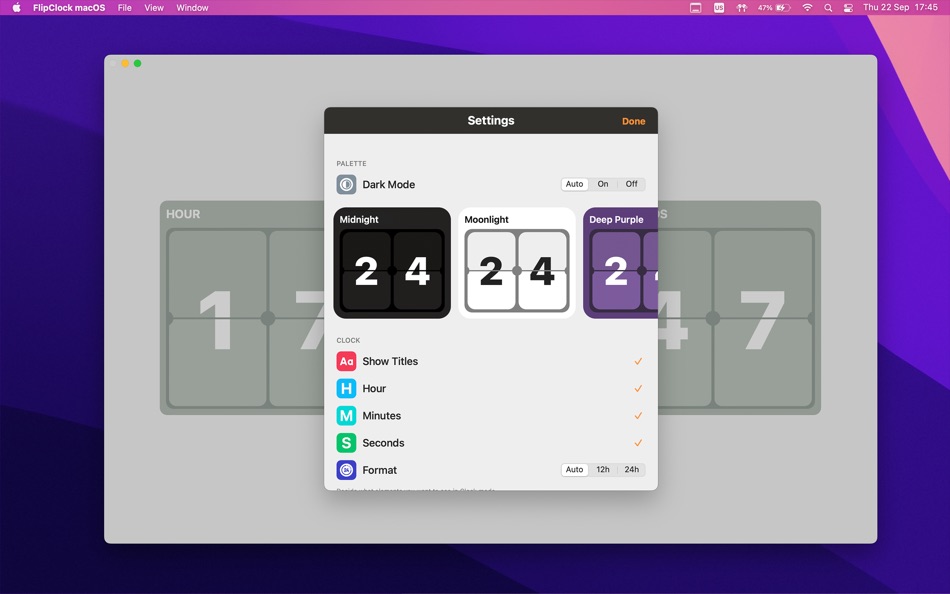 #7. FlipClock: Watch Screensaver (macOS) 由: Vladislav Kovalyov