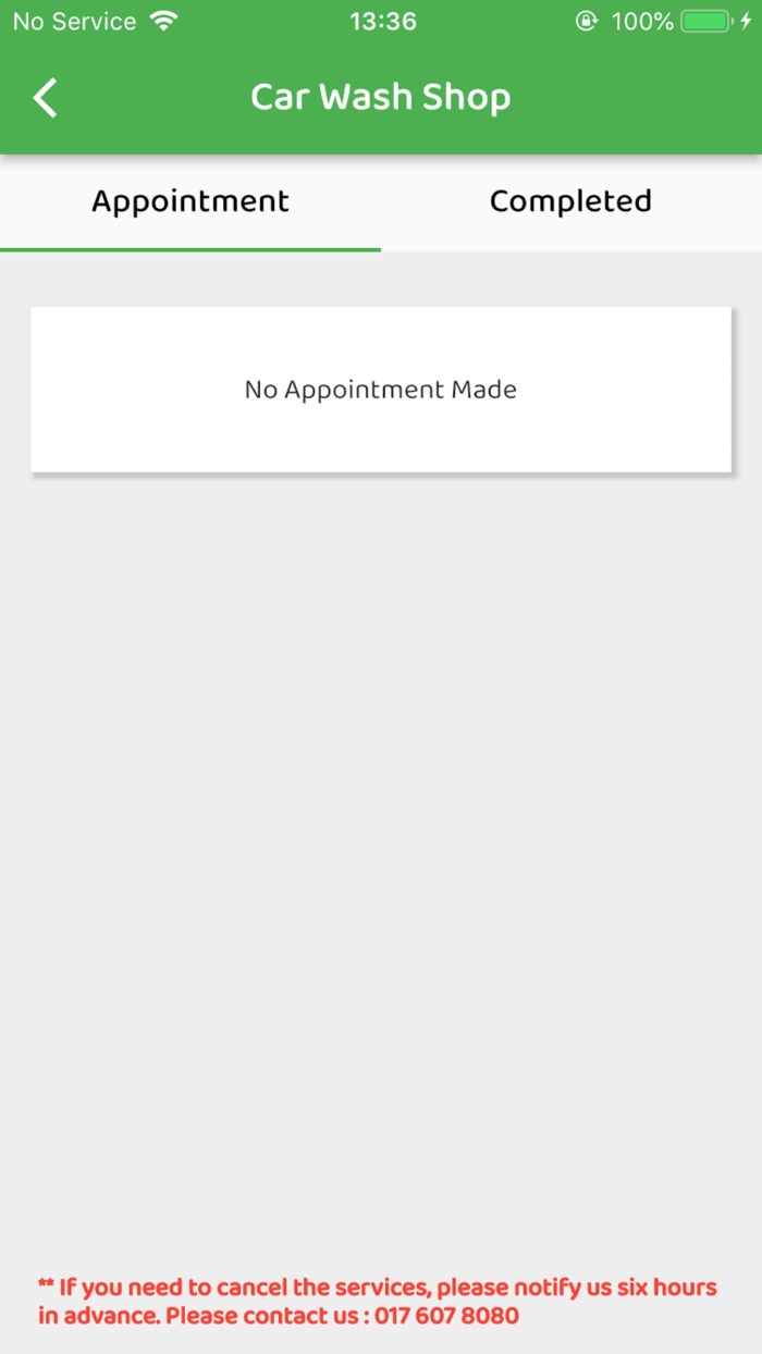 EvoClean Booking App