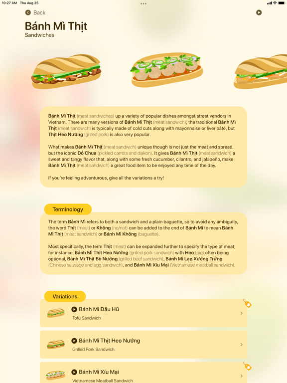 Not Phở iPad screenshot 7 - Food & Drink app