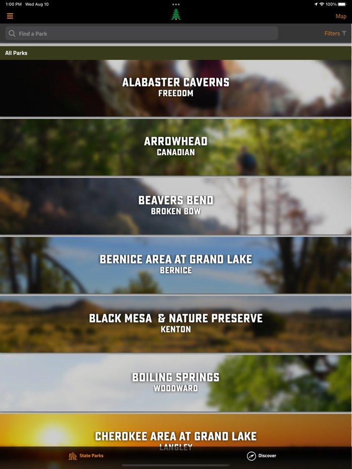 OK State Parks Official Guide