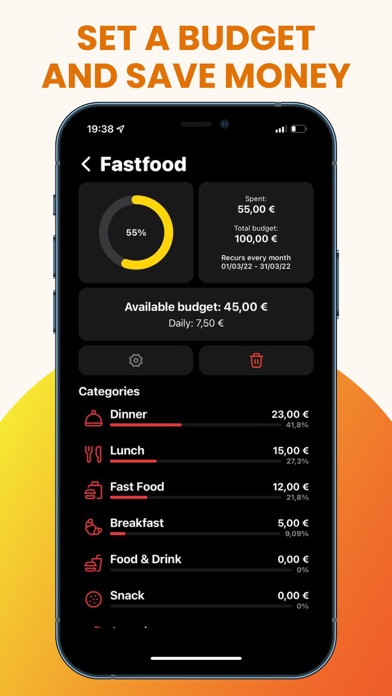 MoneyHoney - Finance App Screenshot