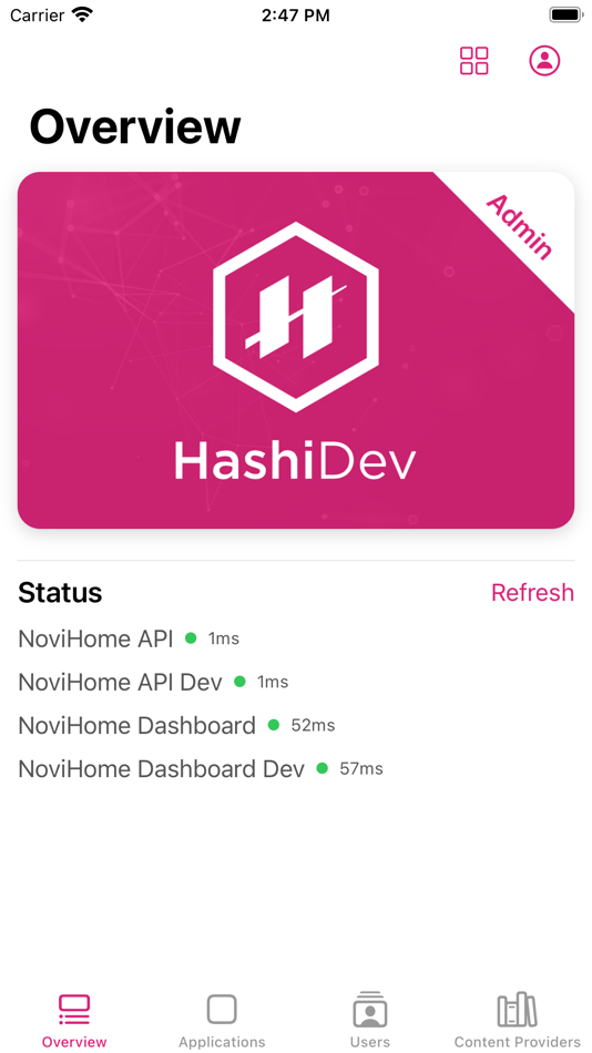 #3. NoviHome Admin - for Support (macOS) De: NoviHome