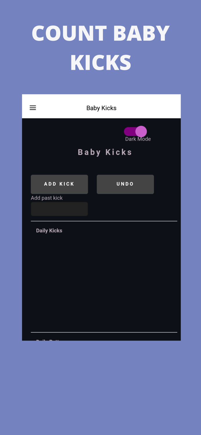 Count Baby Kicks App
