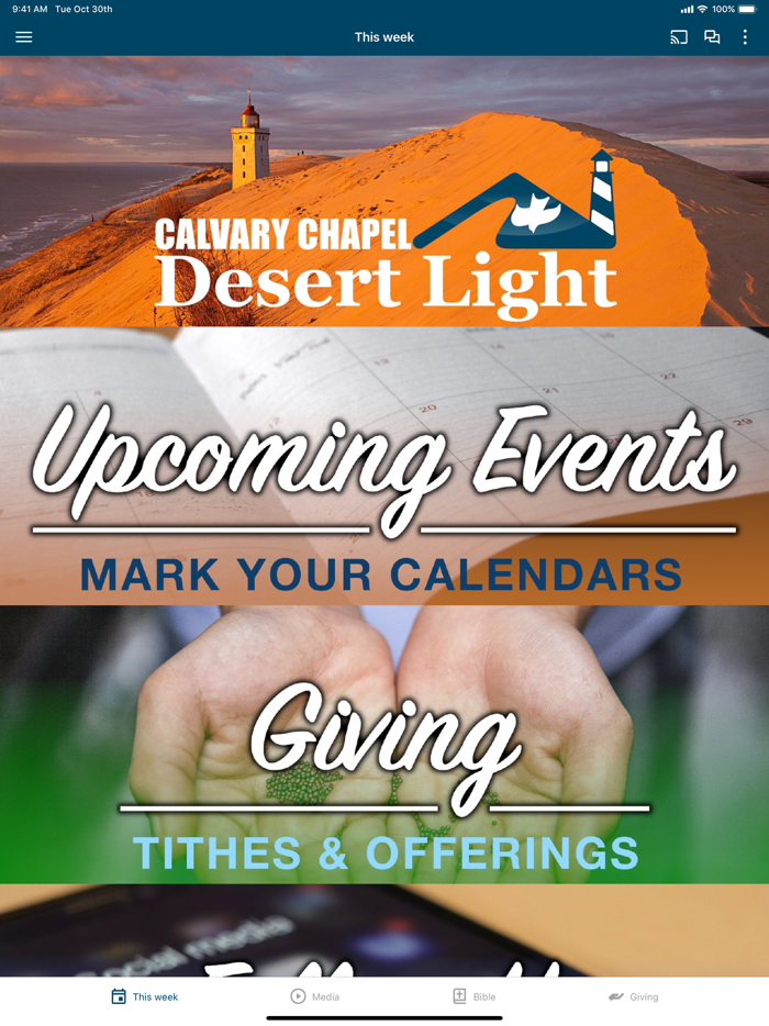 Calvary Chapel Desert Light