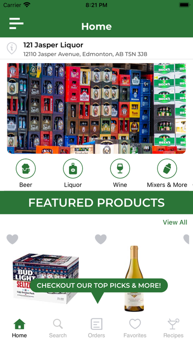 121 Jasper Liquor Screenshot