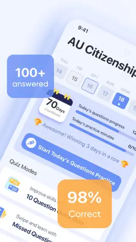 Game screenshot AU Citizenship Test 2023 apk