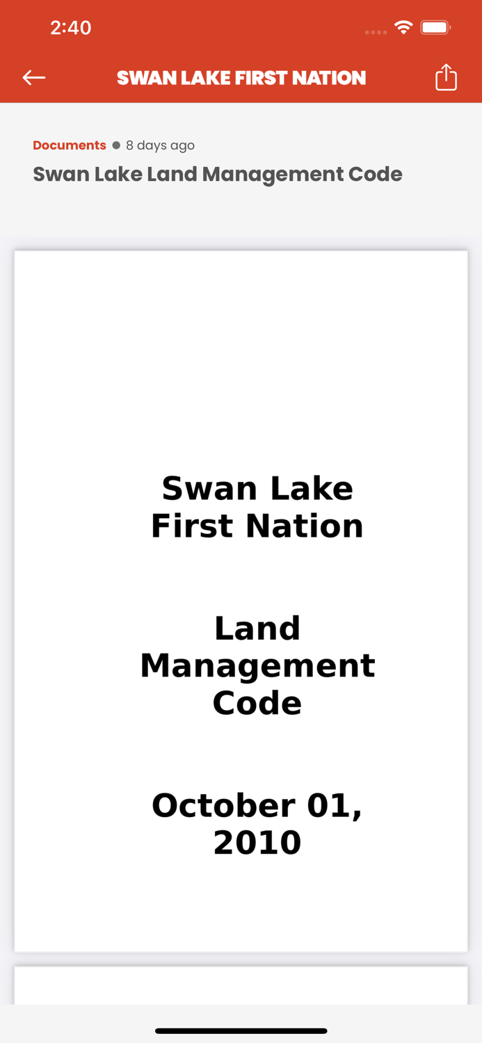 Swan Lake First Nation