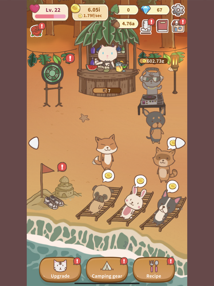 Animal Camping Idle Camp