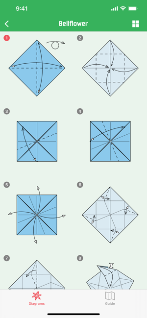 Origami Flowers Screenshot