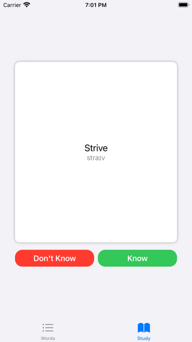 My Words: Study English words Screenshot