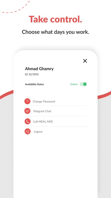 MealMee Rider Screenshot