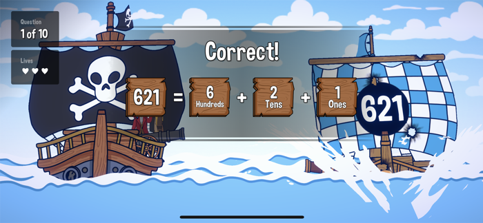 Pirate Plunder Place Value