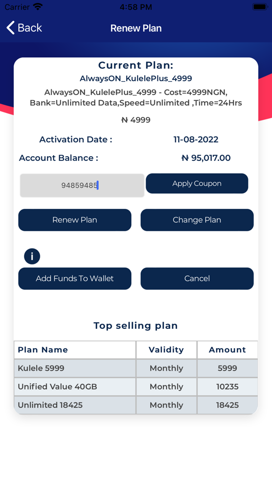 #3. Spectranet Selfcare APP (iOS) By: Spectranet Limited
