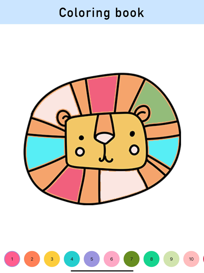 Coloring book-Paint by number