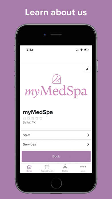 myMedSpa Screenshot