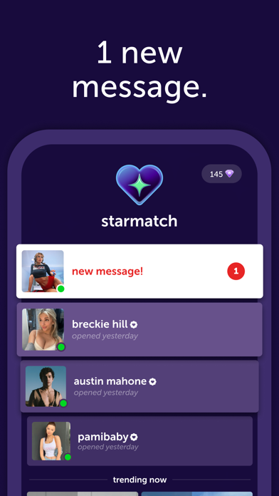 starmatch: chat with creators Screenshot