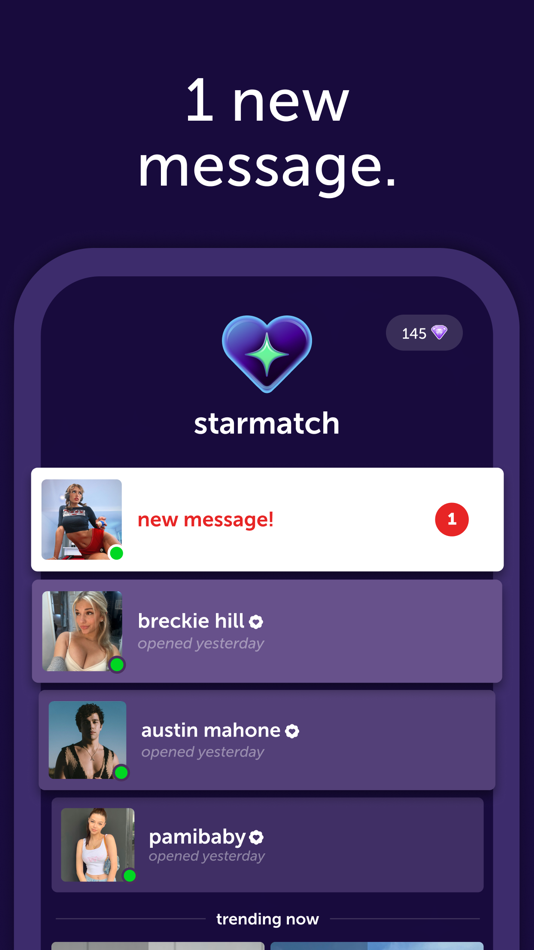 starmatch: chat with creators - 1.2.0 (1) - (iOS)