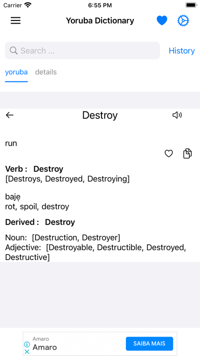 Smart Yoruba Dictionary Screenshot