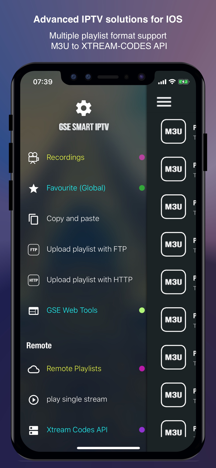 GSE SMART IPTV PRO screenshot 1