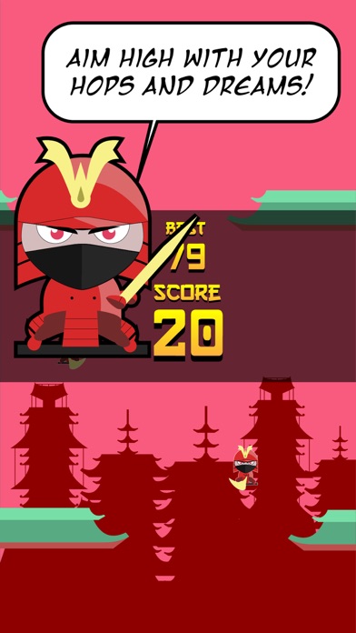 Hop Hop Ninja! screenshot 2