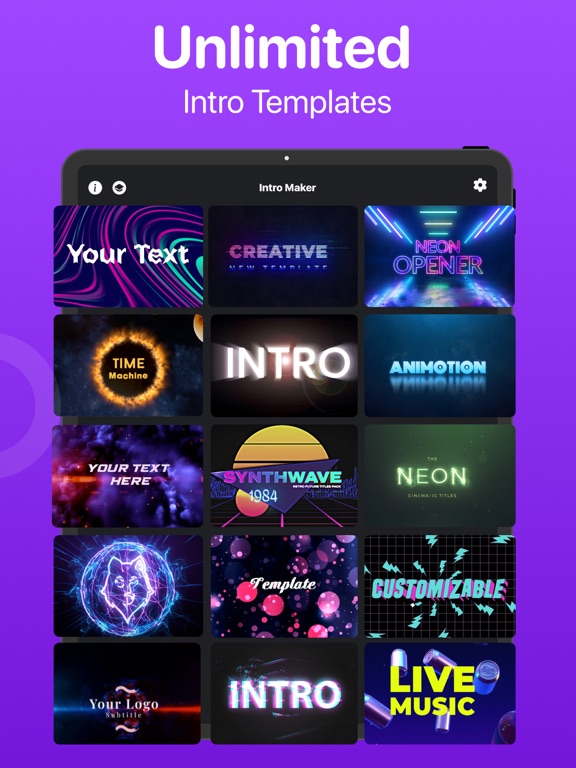 Screenshot #4 pour Intro Maker Logo Maker Design