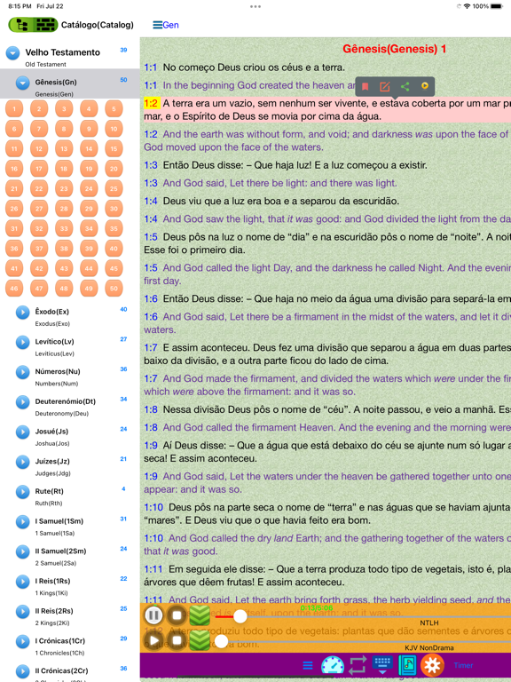 Screenshot #5 pour Português Englês santa bíblia