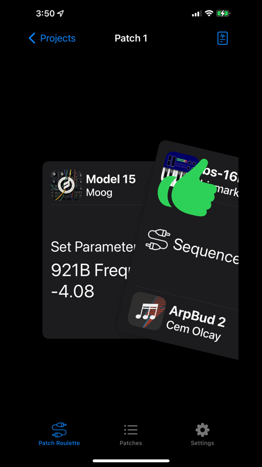 #1. Patch Roulette AUv3 Randomizer (iOS) 由: Cem Olcay