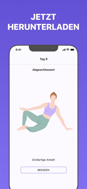 5 Minuten Pilates Training im App Store
