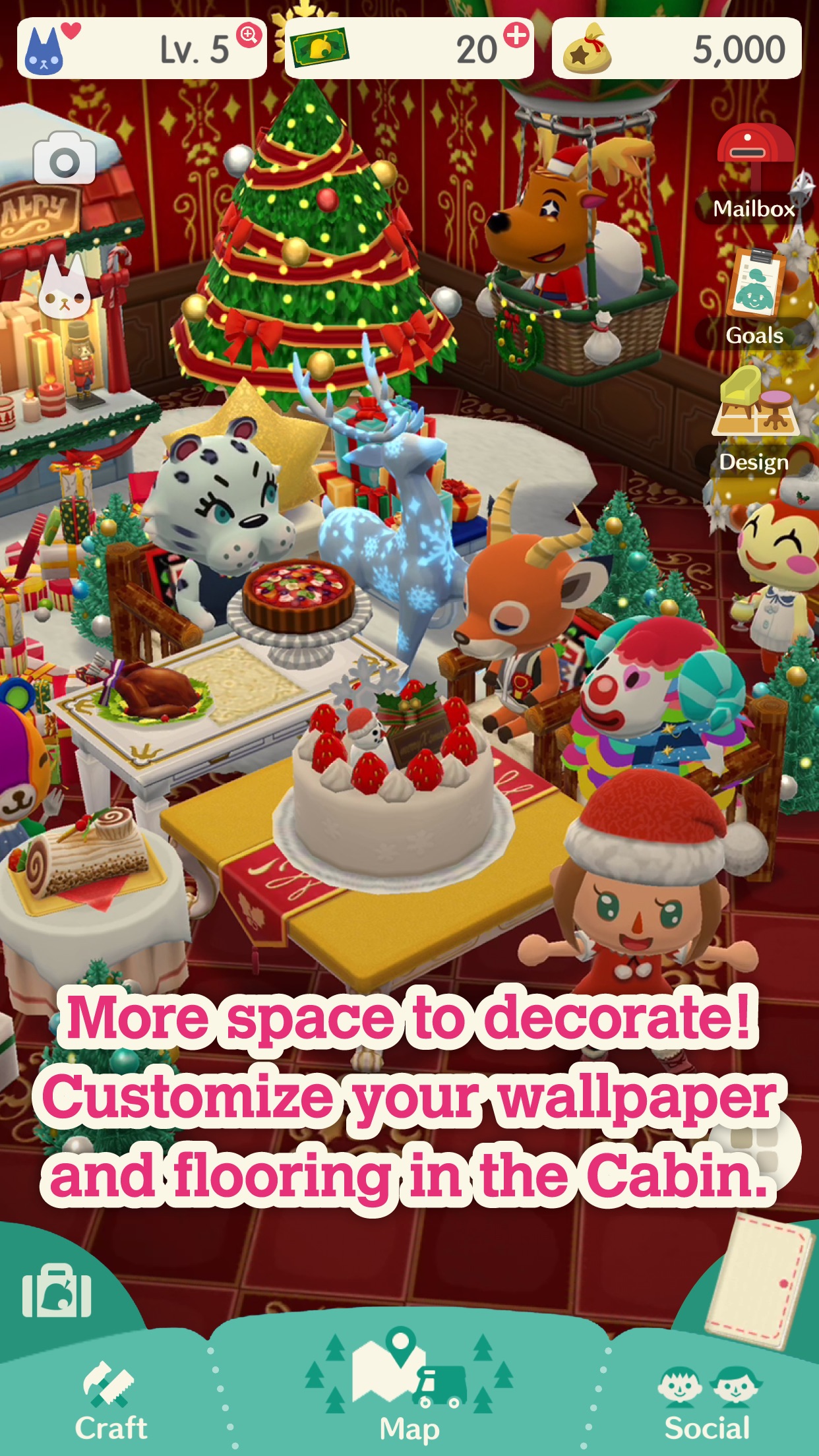 Screenshot do app Animal Crossing: Pocket Camp