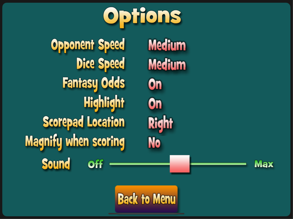 #3. Yatzy for iPad (iOS) Ved: Scott Slocum