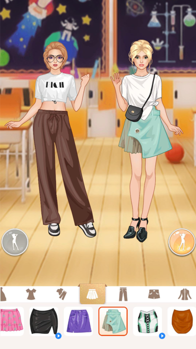 Fashion College BFF Dress Up Screenshot