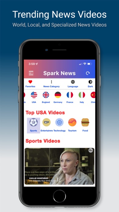 Spark News Lite – News Feed Screenshot