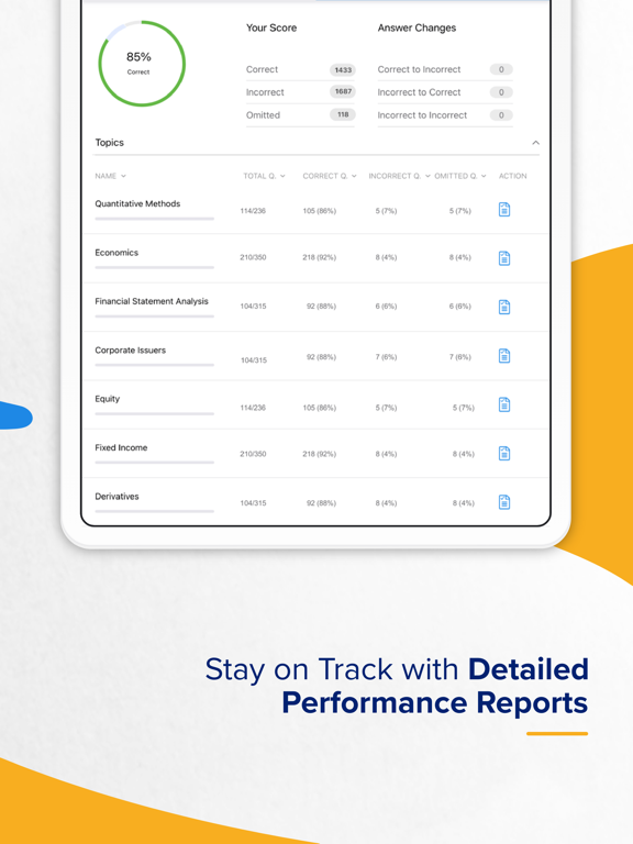 UWorld Finance - Exam Prep iPad screenshot 8 - Education app