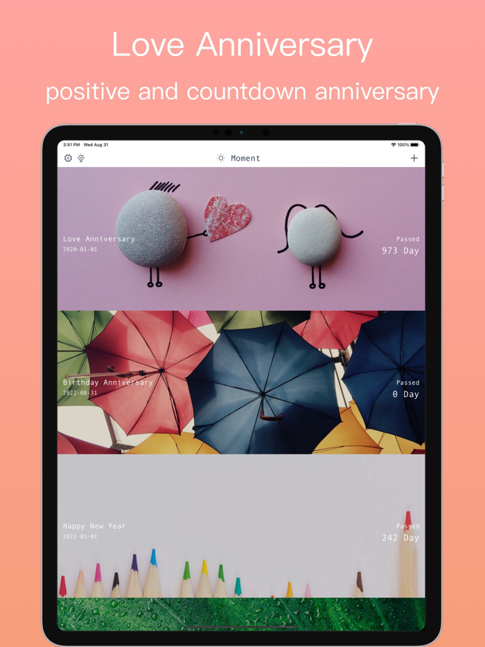 Moment · Countdown App