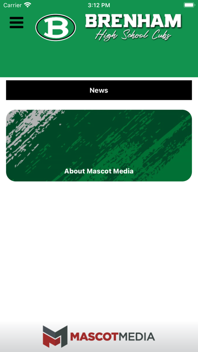 Brenham ISD Athletics Screenshot