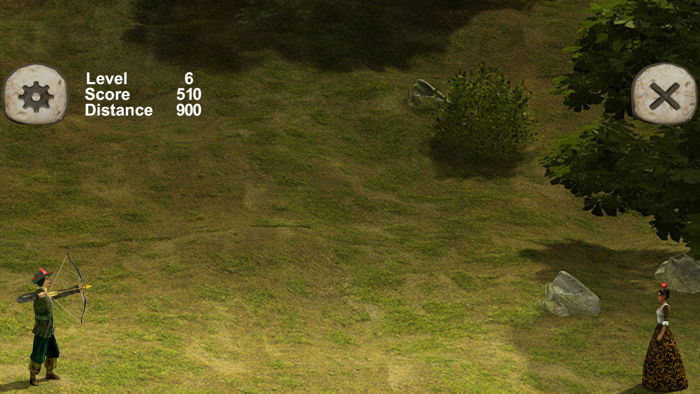 Hit the apple save princess