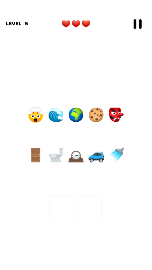 #6. Emoji 2 Words : Guess and Sort (iOS) 由: Govind Narayan