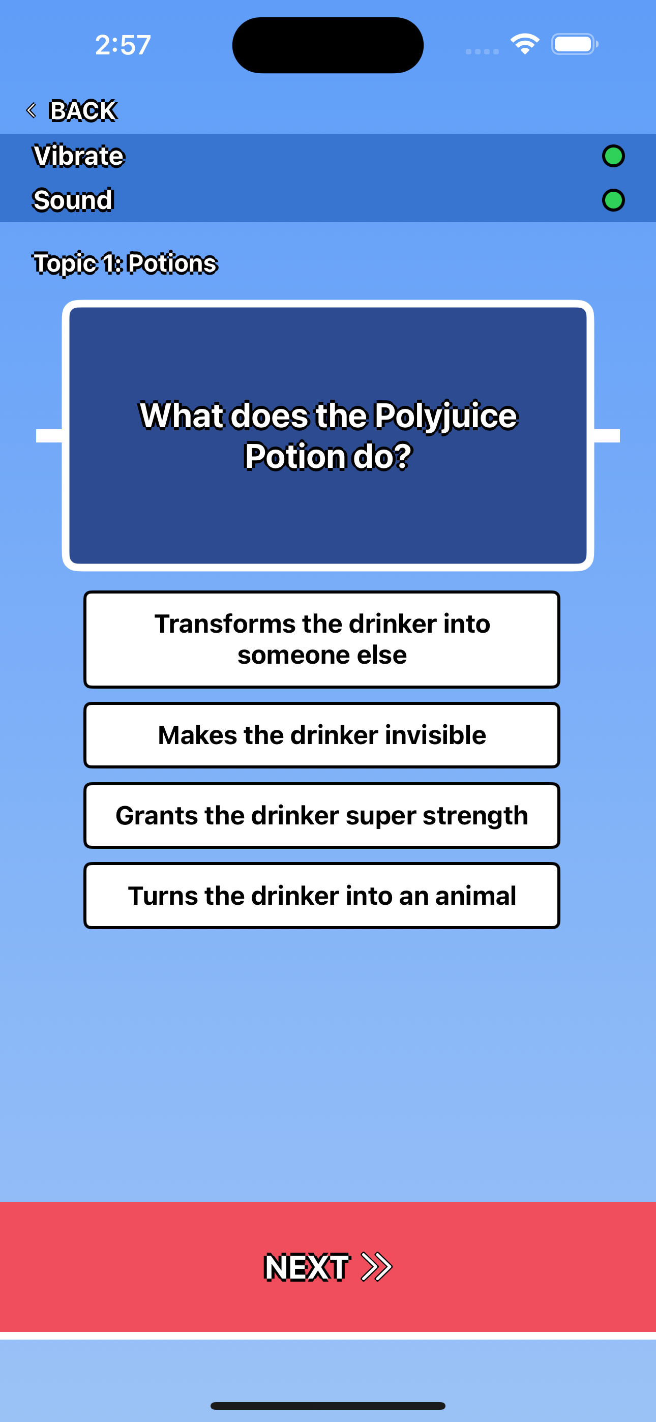 Harry Potter Trivia