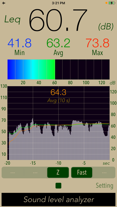 Sound Level Analyzer Lite Screenshot