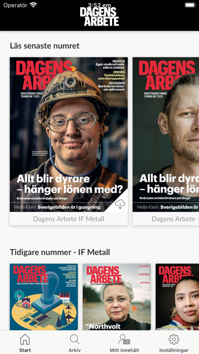 Dagens Arbete Screenshot