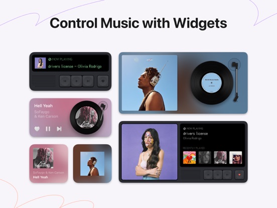 MD Vinyl - Widget & Player iPad app afbeelding 2